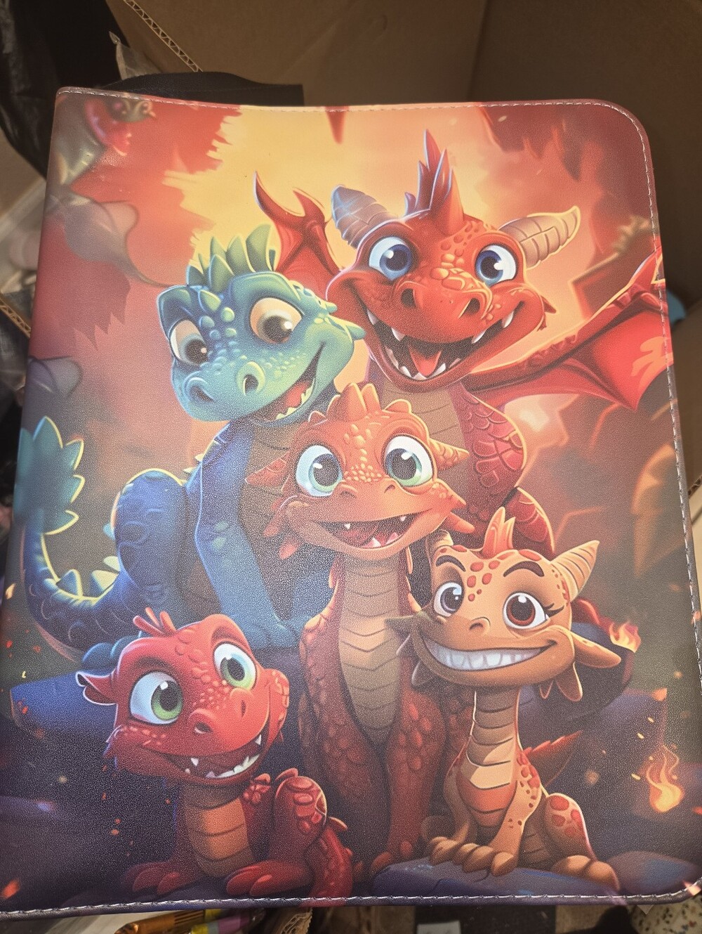 Cartoon Dragon Family Card holder